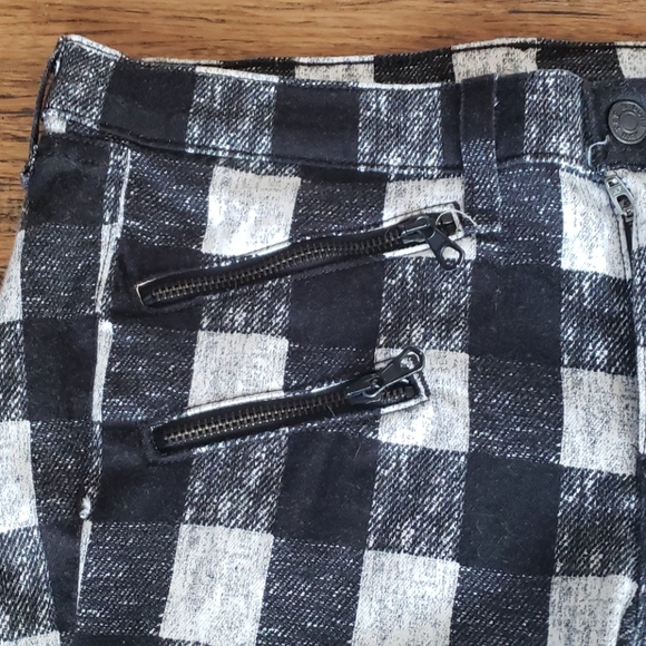 Rag & Bone Buffalo Check Skinny Jeans - Picture 4 of 10